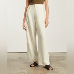 Everlane Linen Way-High Drape Pant s0 Canvas